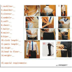 Light Gray Pinstripe Men's Suits and Separates Double-Breasted Formal Business 2 Pieces(Jacket+Pants) Wedding Groom Tuxedo