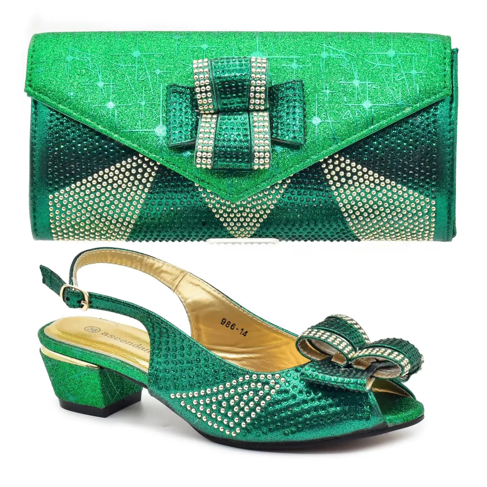 Latest African Shoes And Bag Sets HOA1-5
