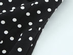 2026 Women New Fashion Suit Sexy Sleeveless Backless Polka Dot Halter Slim Short Top+Side Zipper Casual Short Skirts