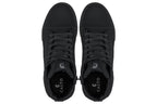 CALTO - S3421 - 2.4 Inches Taller (Black) - Cap Toe High Top Zip-Up Sneaker Boots