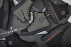 CALTO - S3421 - 2.4 Inches Taller (Black) - Cap Toe High Top Zip-Up Sneaker Boots