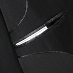 8XL Suit (Blazer+pants) Fashion Business Gentleman Italian Style Slim Solid Color Professional Suit Wedding Groom Best Man Suit