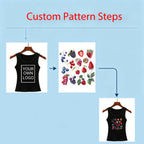 Customize Pattern DIY Picture Women Korean Tank Tops Thread Casual Street Vest Hip Hop Sleeveless Clothes Summer Y2K Woman Vests