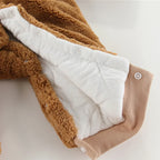Winter Hooded Baby Romper with Cute Ears
