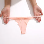 4Pcs Set Seamless Ultra-thin Underwear Women Sexy Thin Belt Panties Women's High Stretch Thongs Girls Breathable G-String Lingerie