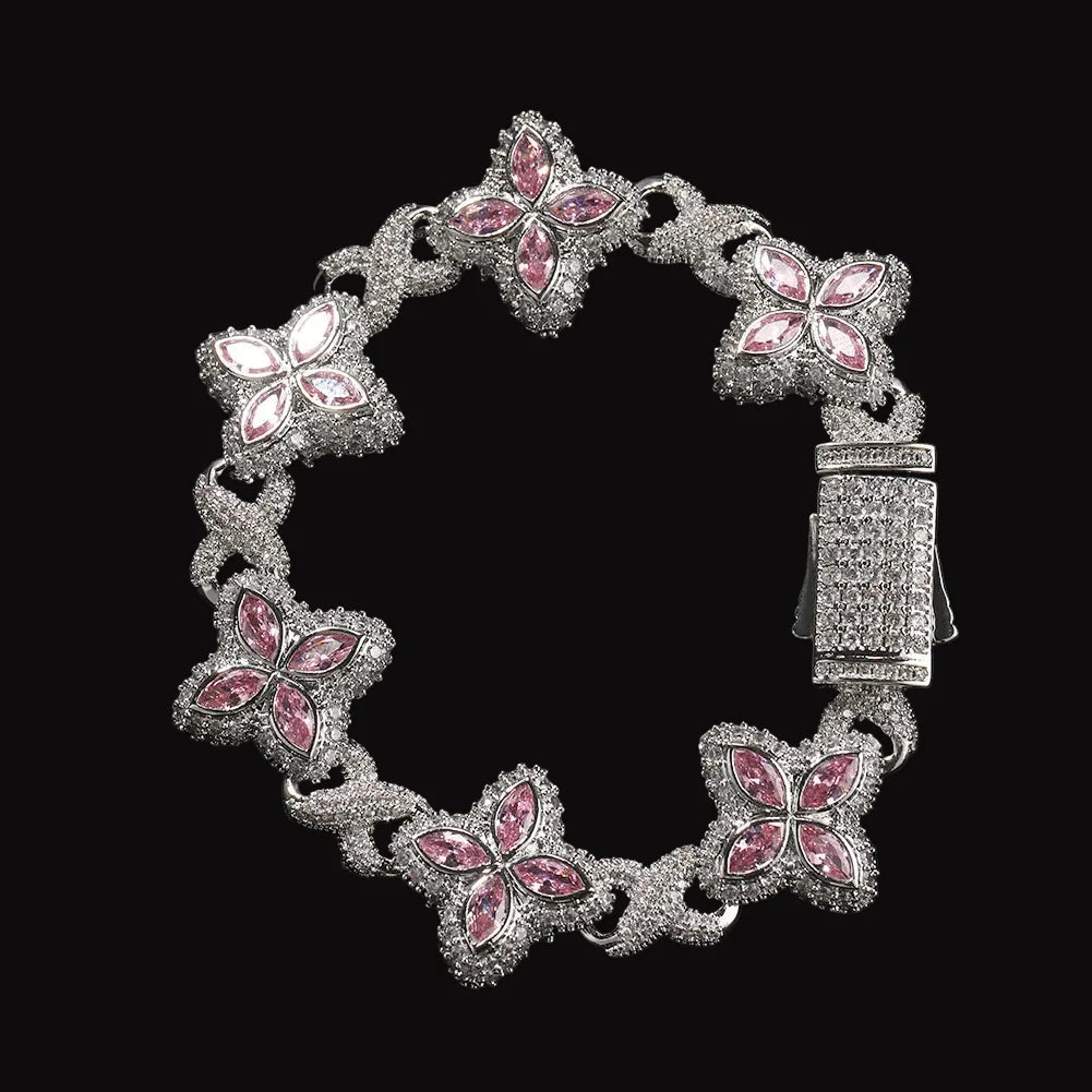 Iced clover Bracelet