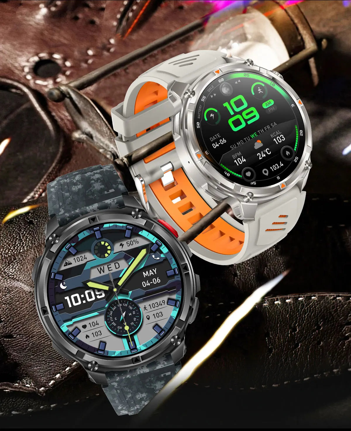 2026 New T-Rex3 Ultra 1100mAh Super Capacity Battery Adult Men Smart Watch 1.7" Large Screen Call 5ATM Waterproof Sports Watches