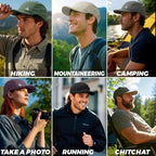 Summer Trucker Cap – 5-Panel Baseball Hat with Short Brim