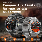 2026 Outdoor New 1000mAh Battery T-Rex 3 Military Grade Smart Watch Men IP69K Waterproof GPS HD Bluetooth Call 100+Sports Watch