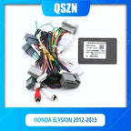 QSZN Android DVD Canbus Box For 2009-2014 HONDA ODYSSEY Harness Wiring Cables Car Radio Power cables