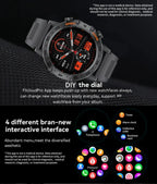 LIGE New1.39" Bluetooth Call Smart Watch Men Outdoor Sport Fitness Heart Rate Health Monitoring Smartwatch for Android IOS Phone
