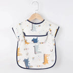 Baby Kids Long Sleeve Scarf Waterproof Apron