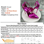 New 12CM 10CM 8CM High Heeled Women's Sandals Sexy Hollow Stiletto Single Shoes Fashion Nightclub Party Female Model Show Pumps