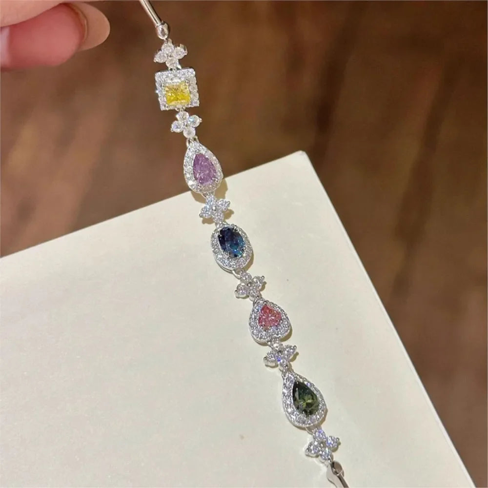 Colorful Rhinestone Bracelet