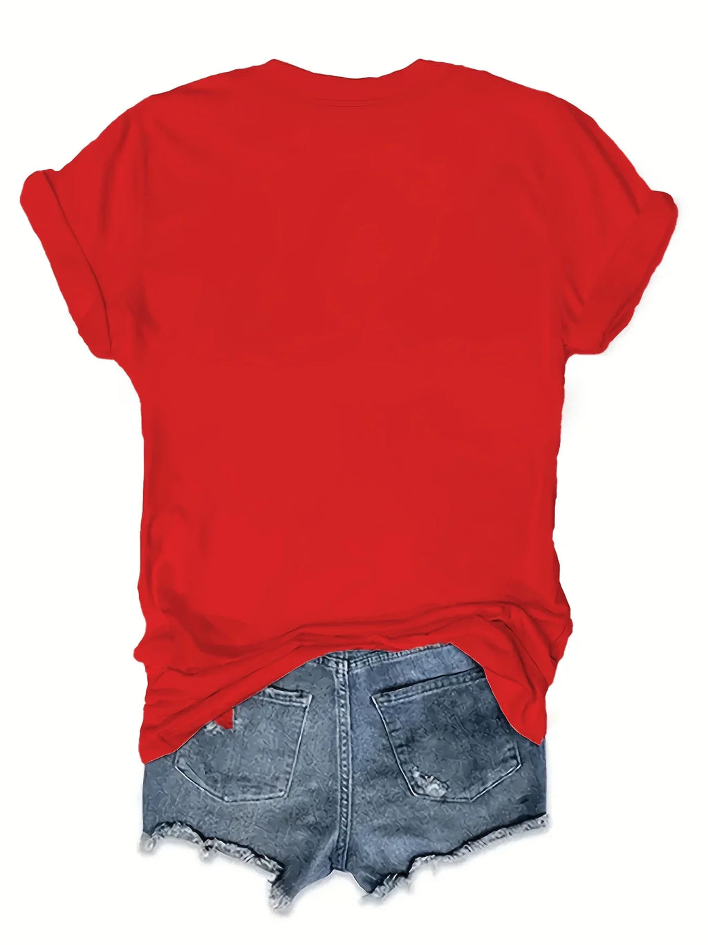 Short-sleeved Western Cowboy Series Printed T-shirt Fashionable and Trendy Casual and Versatile Regular Length for All Seasons