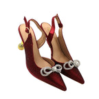 High-Quality Ladies Sandal Shoes Matching Bag Set EDR321