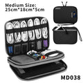 Electronic Accessories Storage Bag Travel Case,Cable Organizer Bag Gadget Carry Bag For Cables,Power,USB Flash Drive, Charger