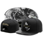 Classic Snapback Hat – Flat Bill Adjustable Baseball Cap