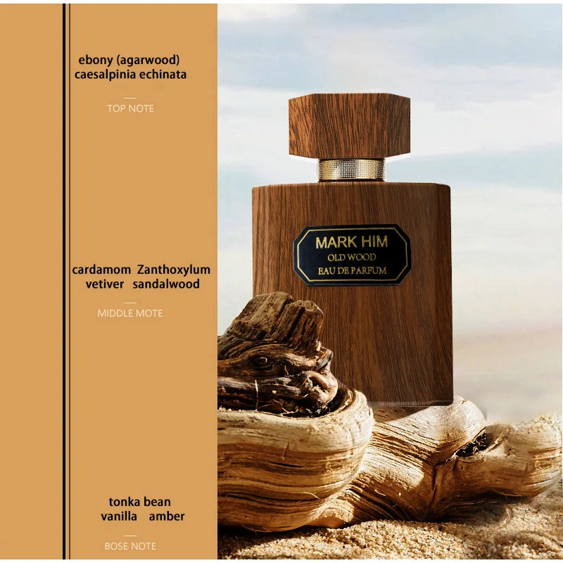 Arabian Ebony  Men's Perfume Woody Tone Lasting Fragrance Noble Mature Glory Love Amber Men's Dubai Arabian Advanced Perfume