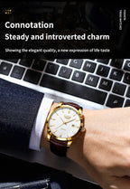 LIGE Fashion Brown Leather Watch Men Military Sports Men's Quartz Wristwatches Casual Waterproof Chronograph Relogios Masculino