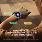 BOXUXING 2026 New Smart Watch Men Watch 5 Pro AMOLED HD Screen Bluetooth Call GPS Trajectory NFC Heart Rate Compass SmartWatches