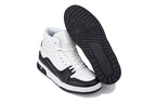 CALTO - S4752 - 3 Inches Taller (White/Black) - High Top Sneakers