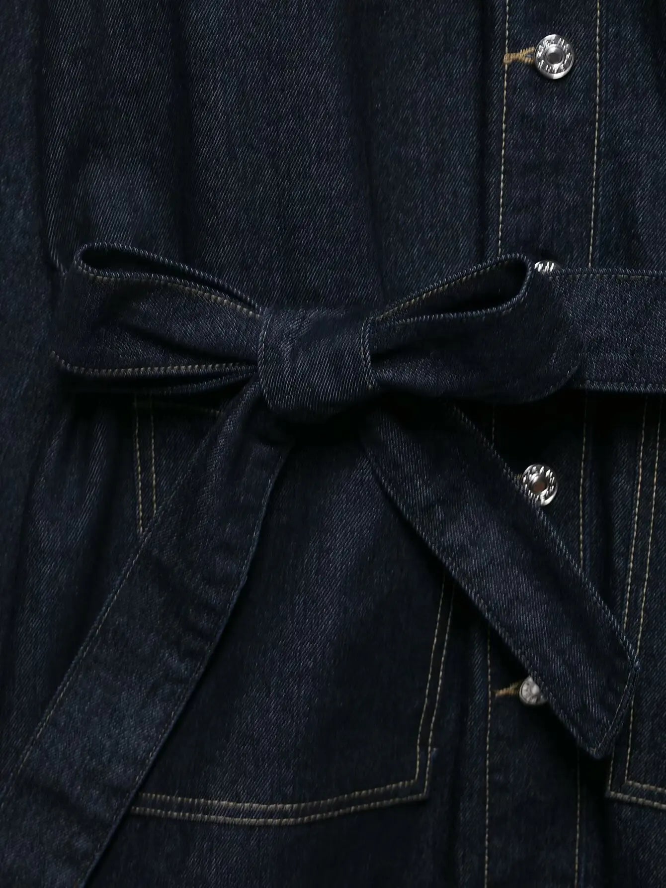 Women's Denim Jacket Solid Color Straps Waist Cinched Turndown Collar Fashionable Versatile Casual Spring Autumn Jacket 2025 New
