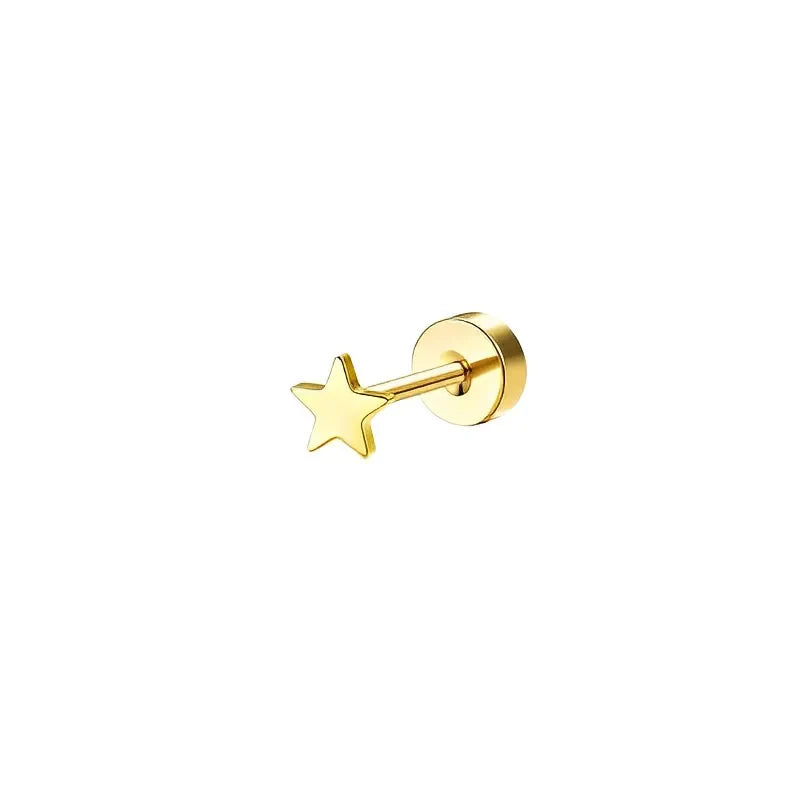 Bobisty Stud Hoop Earrings