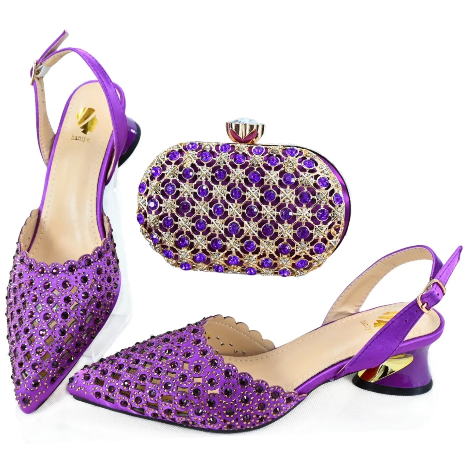 High Quality Style Ladies Shoes And Bags Set HAE1-7