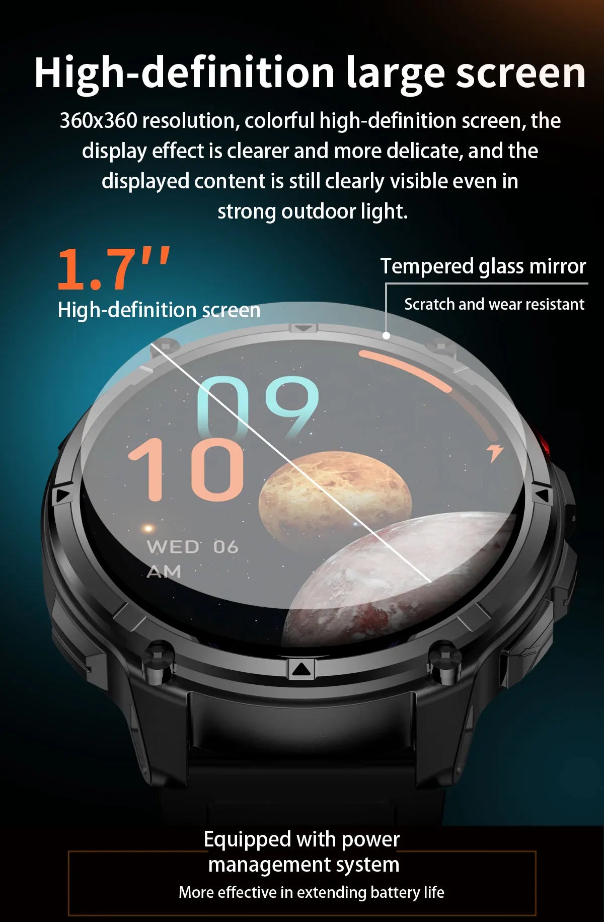 2026 New T-Rex3 Ultra 1100mAh Super Capacity Battery Adult Men Smart Watch 1.7" Large Screen Call 5ATM Waterproof Sports Watches