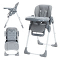 Baby High Chair, Multifunctional Infant High Chairs with Adjustable Height and Recline, Foldable High Chair for Babies