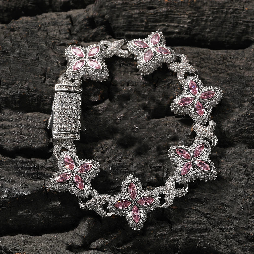 Iced clover Bracelet