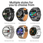 BOXUXING 2026 New Smart Watch Men Watch 5 Pro AMOLED HD Screen Bluetooth Call GPS Trajectory NFC Heart Rate Compass SmartWatches