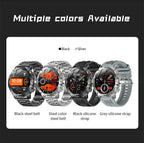2026 Outdoor New 1000mAh Battery T-Rex 3 Military Grade Smart Watch Men IP69K Waterproof GPS HD Bluetooth Call 100+Sports Watch
