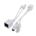POE Cable Passive Power Over Ethernet Adapter Cable POE Splitter RJ45 Injector Power Supply Module Cables 5V 12v For IP Camea