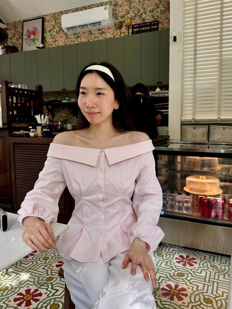 Women's White Tie Front Knot Blouse Elegant Sexy Oversized Collared Shirt with Bow Detail 2026 Women's Office Wear Tops