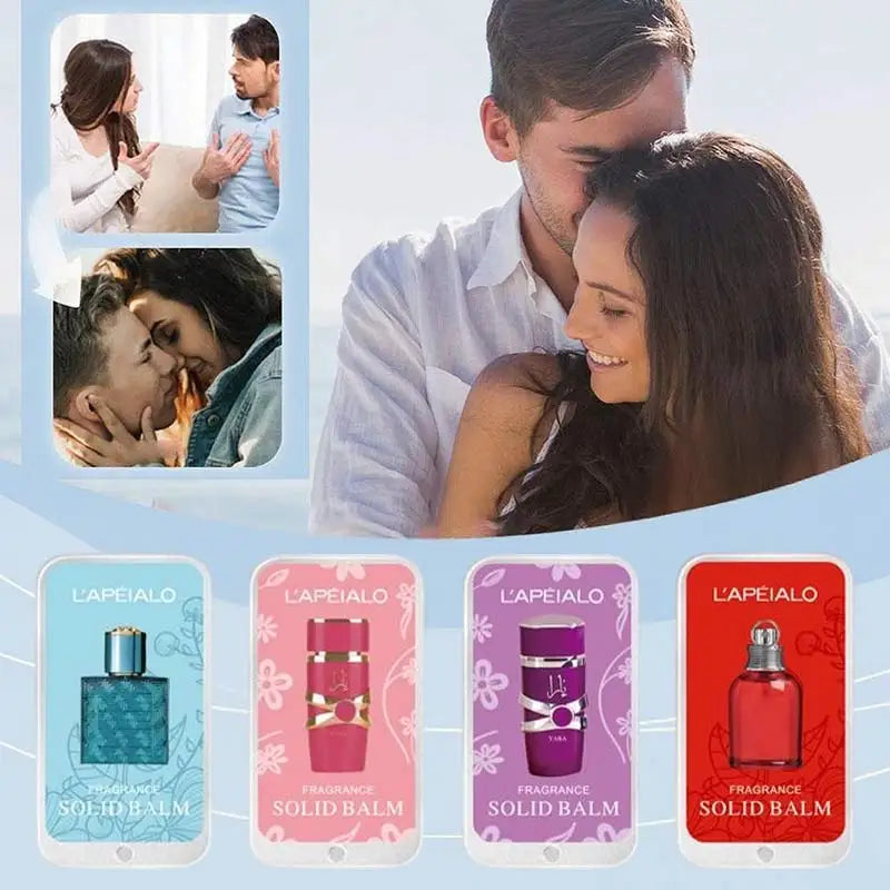 Arab Unisex Solid Balm Long Lasting Fragrance Body Pheromone Perfume Deodorant Cologne Fragrance Portable Pocket Solid Perfume