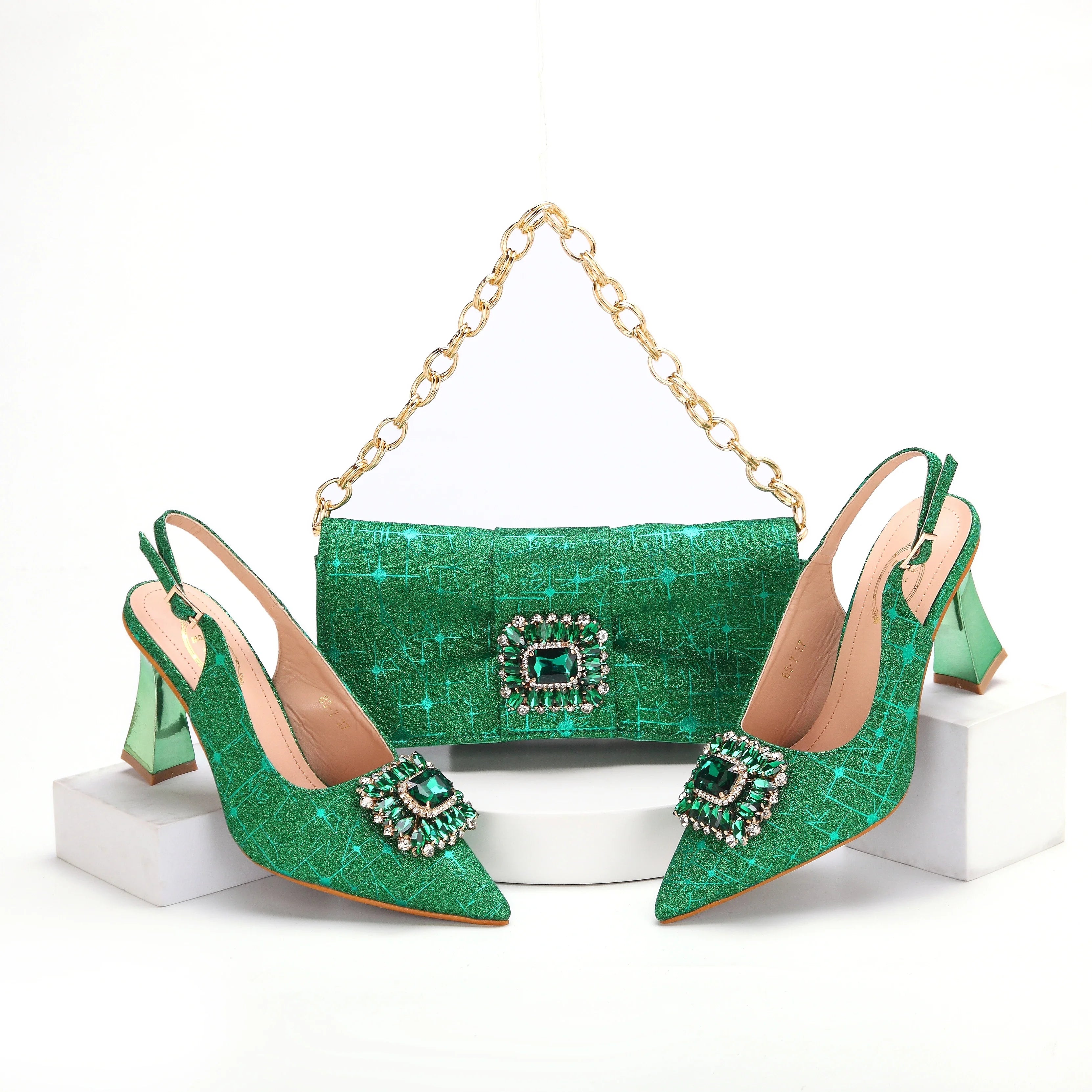 Lastest Italian Ladies Shoes with Matching Bag Set EDHMA1-14