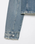 2026 New Women Denim 2 Piece Set Streetwear Button Decorated Stand Collar Cropped Jacket + Low Waist Shorts Y2K Outfi