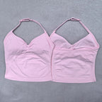 Adjustable Open Back Yoga Top Moisture Wicking Gym Tank