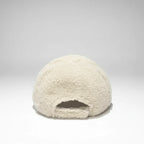 Lamb Wool Baseball Cap — Korean Style Plush Winter Sun Hat for Women