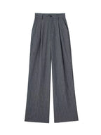 Willshela Women Fashion Solid Pleated Front Zipper Wide Leg Pants Vintage High Waist Full Length Female Chic Lady Trousers