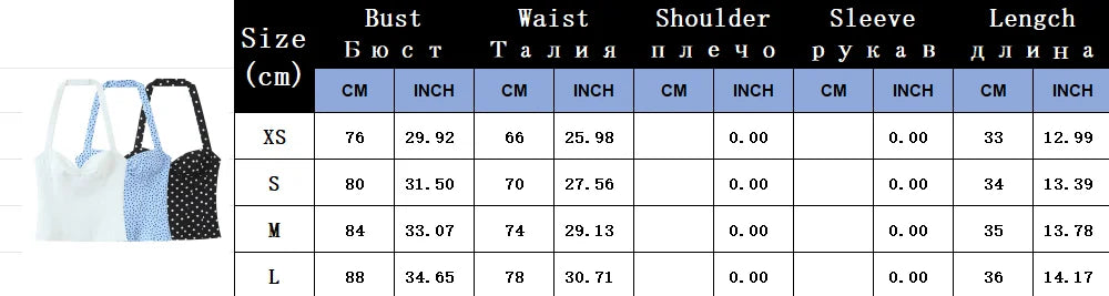 2026 Women New Fashion Suit Sexy Sleeveless Backless Polka Dot Halter Slim Short Top+Side Zipper Casual Short Skirts