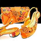 Italian Shoes With Matching Bags HQS1-4