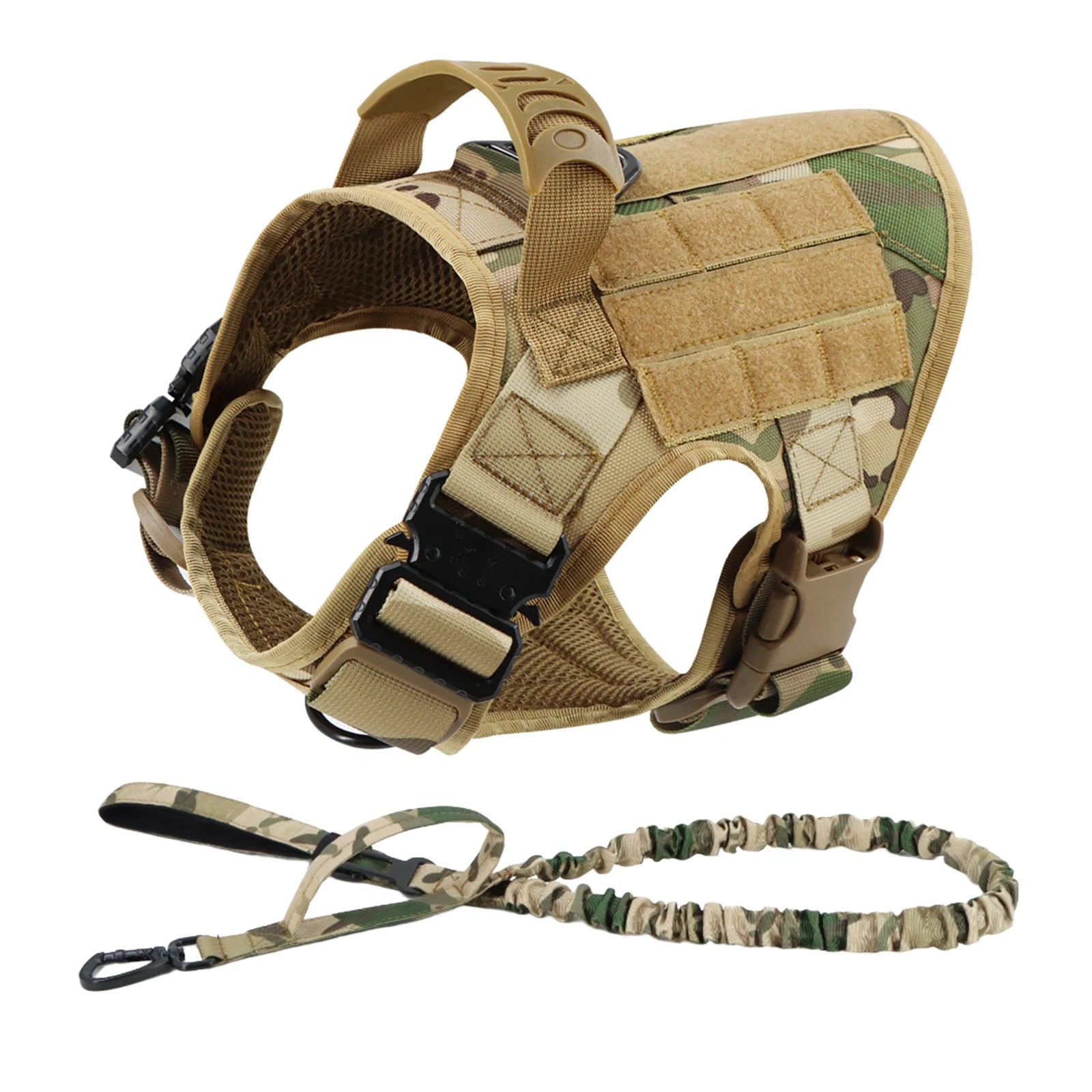 Large Dog Harness Training Walking Vest Dog Harness And Collar For Medium Large Dogs