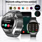 2026 Watch 5 Pro GPS Track Compass Smart Watch Men 360*360 AMOLED Screen NFC BT Call Waterproof Health Monitor Man Smartwatches