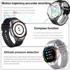 2026 Watch 5 Pro GPS Track Compass Smart Watch Men 360*360 AMOLED Screen NFC BT Call Waterproof Health Monitor Man Smartwatches