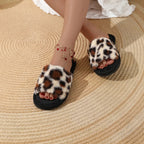 Warm Plush House Slides Non-Slip Comfortable Winter Slippers