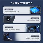 Lenovo Bluetooth V5.3 Wireless Headphones