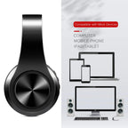 2026 Wireless Bluetooth Stereo Headset Upgrading Sports Overhead Earphone with Mic for Smart Phone TV PC Tablet - Music